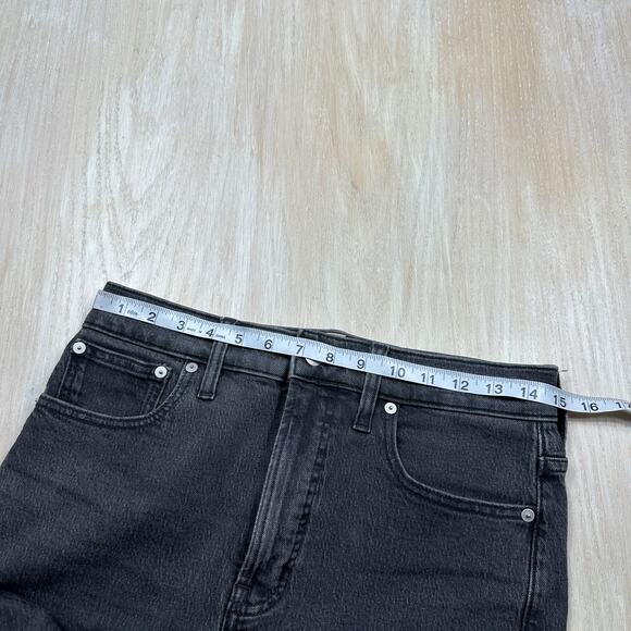Madewell The Perfect Vintage Jean Black High Rise Straight Leg Classic Denim 27 - Picture 6 of 15